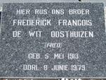 OOSTHUIZEN Frederick Francois De Wit 1913-1979
