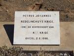KRIGE Petrus Johannes Redelinghuys -1886