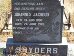 SNYDERS Johannes Jacobus 1898-1969