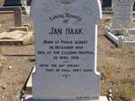 HAAK Jan 1858-1938