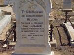 GRANGE Helena Sophia, le nee LE GRANGE 1855-1920