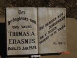 ERASMUS Thomas A. -1929
