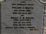 GOUWS Willem J. 1862-1931 & Dinah C.D. LE GRANGE 1875-1945
