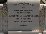 LAMPRECHT Barend J. 1877-1936