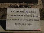 KRIGE Willem Adolph -1937