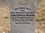 MARAIS Anna Maria nee STORM 1881-1923