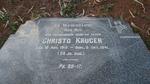 KRUGER Christo 1913-1941