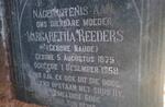 REEDERS Margaretha nee NAUDE 1875-1958