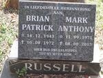 RUSSELL Brian Patrick 1943-1972 :: RUSSELL Mark Anthony 1971-2015