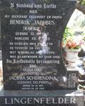 LINGENFELDER Hendrik Jacobus 1913-1969 & Jacoba Scherendina DELPORT 1921-2016