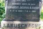 LABUSCHAGNE Gerhardus Jacobus Albertus 1899-1966
