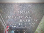 RENSBURG Linda, Jansen van 1972-1974