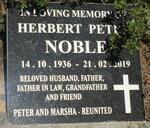 NOBLE Herbert Peter 1936-2019