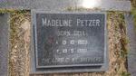 PETZER Madeline nee DELL 1889-1980