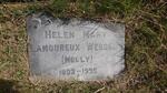 WESSELS Helen Mary Lamoureux 1903-1995