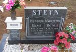 STEYN Hendrik Ernst 1926-1998 & Magrietha BOTHA 1930-2019