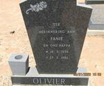 OLIVIER Fanie 1939-1982
