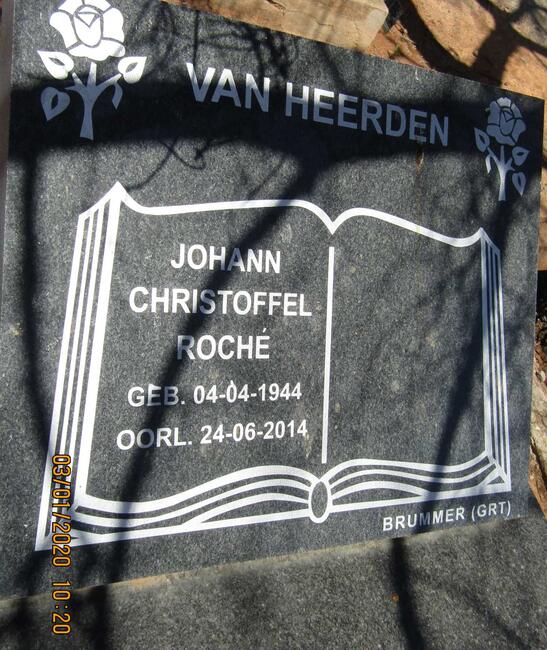 HEERDEN Johan Christoffel Roché, van 1944-2014