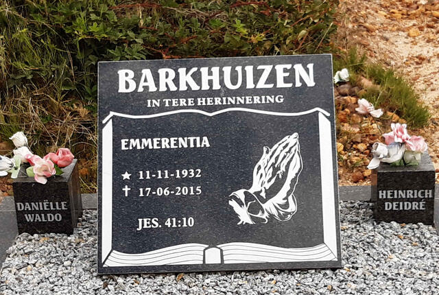 BARKHUIZEN Emmerentia 1932-2015