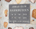 BARKHUIZEN Johan Elim 1934-2011
