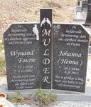 MULDER Wynand Fourie 1930-2002 & Johanna 1936-2011