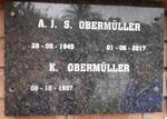 OBERMULLER A. J. S. 1945-2017 & K. 1957-
