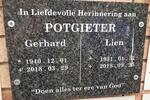 POTGIETER Gerhard 1940-2018 & Lien 1931-2018