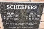 SCHEEPERS Flip 1933-2016 & Rita 1936-2016