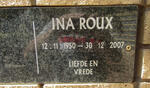 ROUX Ina 1950-2007