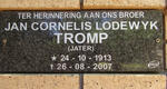 TROMP Jan Cornelis Lodewyk 1913-2007