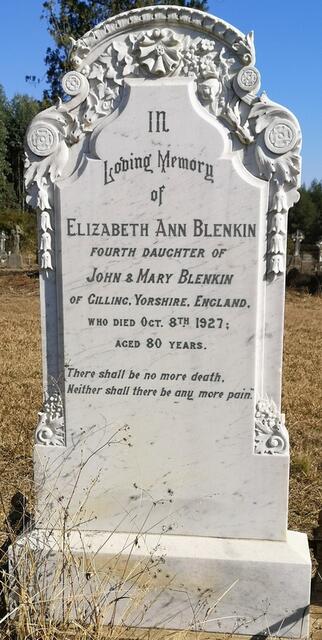 BLENKIN Elizabeth Ann -1927