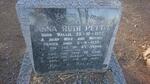PETTIT Anna Ruth nee WALLIS 1892-1950