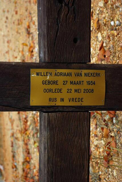 NIEKERK Willem Adriaan, van 1954-2008