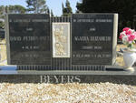 BEYERS David Petrus 1896-1982 & Agatha Elizabeth BECK 1905-1989