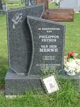 MERWE Philippus Petrus, van der 1934-2004