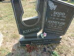 KIDSON Dodd 1929-2010 & Annetjie 1937-2011
