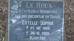 ROUX Estelle Sophia, le 1950-1959