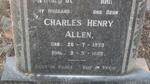 ALLEN Charles Henry 1920-1952