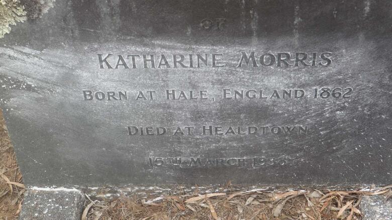 MORRIS Katharine 1862-1938