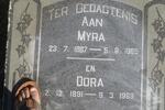 BEER Myra, de 1887-1965 :: DE BEER Dora 1891-1969