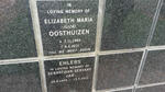 OOSTHUIZEN Elizabeth Maria 1982-2011 :: EHLERS Sebastiaan Servaas 1935-2013