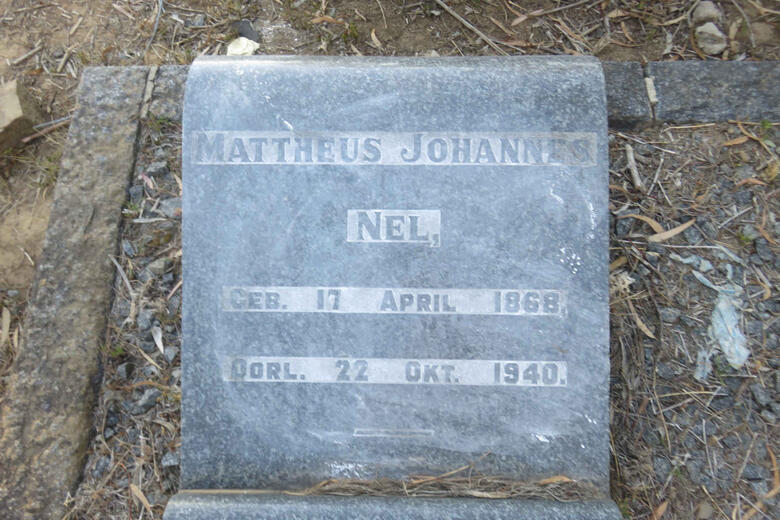NEL Mattheus Johannes 1868-1940