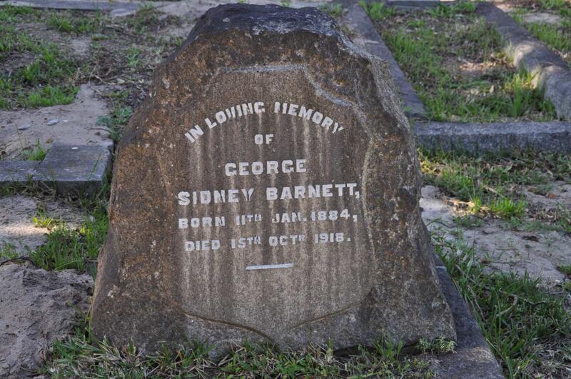 BARNETT George Sidney 1884-1918