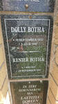 BOTHA Renier 1937-1997 & Dolly 1932-1997