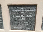 RAS Frans-Hendrik 2013-2013