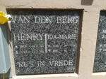 BERG Henry, van den 1972-2013 & Ida Marie 1973-2020
