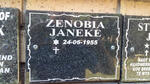 JANEKE Zenobia 1955-