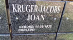 JACOBS Joan, KRUGER 1932-