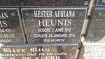 HEUNIS Hester Adriana 1916-2015