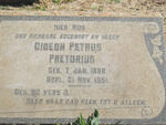 PRETORIUS Gideon Petrus 1888-1951